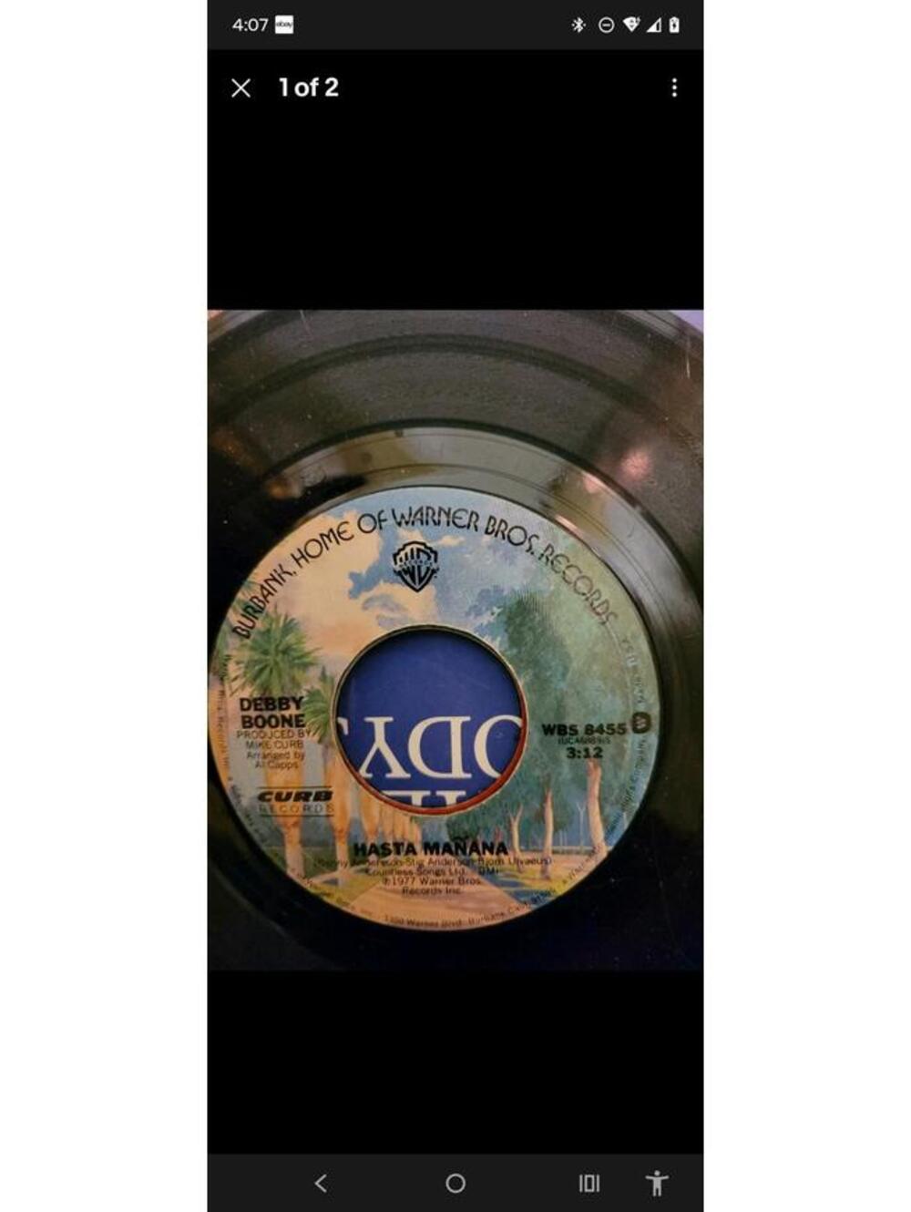 Debby Boone - Hasta Manana / you light up my life - 45 Vinyl